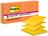 Post-it® Super Sticky Notes, 3 in x 3 in, 6 Pads, 90 Sheets/Pad, 2x the Sticking Power, Energy Boost Collection 1 thumbnail image