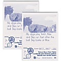 Pacon® Picture Story Chart Tablet, 24" x 32", 1-1/2" Ruled, White, 25 Sheets Per Pack, Set Of 2 Packs