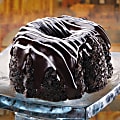 Sweet Street Desserts Chocolate Bundt With White Chocolate Drizzle, Pack Of 9