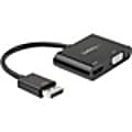 StarTech.com DisplayPort to HDMI VGA Adapter - DP 1.2 HBR2 to HDMI 2.0 4K 60Hz or VGA Monitor Converter - Digital Video Display Adapter 1 thumbnail image