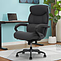 Serta® SmartLayers™ Bellmore Big & Tall Ergonomic Vegan Leather High-Back Executive Office Chair, Dark Gray 1 thumbnail image