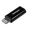 StarTech.com Black Apple 8-pin Lightning Connector to Micro USB Adapter for iPhone / iPod / iPad 1 thumbnail image