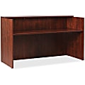 Lorell® Essentials 35-7/16"W Reception Computer Desk, Cherry 1 thumbnail image