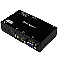 StarTech.com 2x1 HDMI + VGA to HDMI Converter Switch w/ Automatic and Priority Switching - 1080p