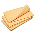 SKILCRAFT® Synthetic Shammy Cloths, 20" x 23", Orange, Pack Of 3 (AbilityOne 7920-01-215-6569) 1 thumbnail image