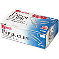 ACCO® Premium Paper Clips, Box Of 1000, No. 1, Silver 1 thumbnail image