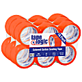 Tape Logic® Carton-Sealing Tape, 3" Core, 2" x 55 Yd., Orange, Pack Of 18