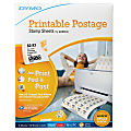 DYMO® Printable Postage, 1750042, 24 Stamps Per Sheet, Pack Of 8 Sheets
