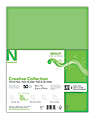 Neenah® Creative Collection™ Bright Specialty Inkjet Paper, Bright Green, Letter Size (8 1/2" x 11"), Pack Of 50 Sheets, FSC® Certified 1 thumbnail image