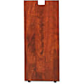 Lorell® Essentials Series Credenza Half Leg, Cherry 1 thumbnail image