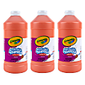Crayola Artista II Washable Tempera Paint, 32 oz, Orange, Pack Of 3 1 thumbnail image