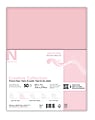 Neenah® Creative Collection™ Midtone Specialty Inkjet Paper, Pink, Letter Size (8 1/2" x 11"), Pack Of 50 Sheets, FSC® Certified