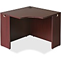 Lorell® Essentials 36"W Corner Desk, Mahogany 1 thumbnail image