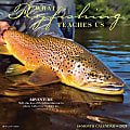 2024 Willow Creek Press Hobbies Monthly Wall Calendar, 12" x 12", What Fly Fishing Teaches Us, January To December