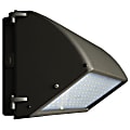 Eco-Revolution ECWH15Q LED Hooded Semi-Cutoff Medium Wall Pack Fixture, 37 Watts, 4700 Lumens, 4000K, Bronze