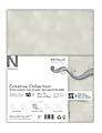 Neenah® Creative Collection™ Metallic Specialty Card Stock, White Silver, Letter (8.5" x 11"), 65 Lb, Pack Of 50