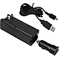 Rand McNally 3-in-1 Auto/AC Adapter - 110 V AC, 12 V DC, 220 V AC Input - 5 V DC Output