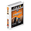 Wilson Jones® Heavy-Duty View 3-Ring Binder, 1" Round Rings, 32% Recycled, White 1 thumbnail image