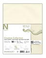 Neenah® Creative Collection™ Metallic Specialty Card Stock, Champagne Pearl, Letter (8.5" x 11"), 65 Lb, Pack Of 50