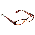 Zoom Eyeworks Reading Eyewear, Dr. Dean Edell Women's Plastic Rectangle With Embellishments, +2.50