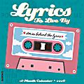 2026 Willow Creek Press Art & Design Monthly Wall Calendar, 12" x 12", Lyrics to Live By, January To December, 55946 1 thumbnail image