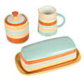 Wanda June Home By Miranda Lambert 5-Piece Stoneware Butter Dish, Sugar Pot And Creamer Set, Multicolor 1 thumbnail image