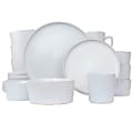 Elama Luxmatte 20-Piece Dinnerware Set, White 1 thumbnail image