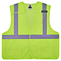 Ergodyne GloWear® Safety Vest, Breakaway Hi-Vis 8217BA, Class 2, 4X/5X, Lime