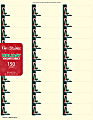 Geo Studios Holiday-Themed Mailing Labels, 49643, Rounded Corners, 1” x 2-11/16”, Bells & Ivy, Pack Of 150 Labels 1 thumbnail image