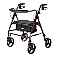 Medline Guardian® Basic Bariatric Rollator, Burgundy 1 thumbnail image