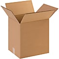 Partners Brand Corrugated Boxes, 16"H x 12"W x 16"D, 15% Recycled, Kraft, Bundle Of 25