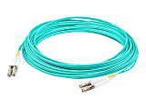 AddOn 3m LC OM4 Aqua Patch Cable - Patch cable - LC/PC multi-mode (M) to LC/PC multi-mode (M) - 3 m - fiber optic - duplex - 50 / 125 micron - OM4 - halogen-free - aqua 1 thumbnail image