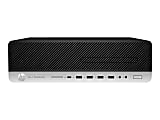 HP EliteDesk 800 G5 - SFF - Core i5 9500 / 3 GHz - vPro - RAM 8 GB - SSD 256 GB - NVMe - DVD-Writer - UHD Graphics 630 - GigE - Win 10 Pro 64-bit - monitor: none - keyboard: US 1 thumbnail image