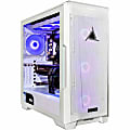 CLX SET Gaming Desktop PC, Intel Core i9, 64GB Memory, 1TB Solid State Drive, 6TB Hard Drive, Windows 11 Home, NVIDIA GeForce RTX 4070 Ti 12 GB GDDR6X, White 1 thumbnail image