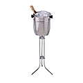 American Metalcraft Champagne Bucket With Stand