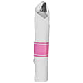 Amscan Premium Rolled Cutlery, Bright Pink, 10 Rolls Per Pack, Case Of 2 Packs 1 thumbnail image