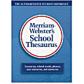 Merriam-Webster's School Thesaurus, Hardcover