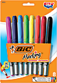 BIC® Mark-it™ Permanent Markers, Assorted Ink Colors, Pack Of 8 Markers