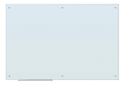 U Brands® Magnetic Glass Dry-Erase Board, 72" X 48", White Frosted Surface, Frameless, Actual Size 70" X 47" (2301U00-01) 1 thumbnail image