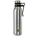 John Deere Stainless-Steel Thermal Bottle With Cap And Carry Loop, 25.5 Oz, Silver 1 thumbnail image