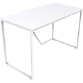 Lorell® SOHO 48"W Modern Writing Desk, White