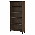 Bush® Furniture Salinas 63"H 5-Shelf Bookcase, Ash Brown, Standard Delivery 1 thumbnail image