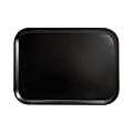 Cambro Polytread Rectangular Serving Tray, 14" x 18", Black