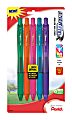 Pentel® EnerGel™ X Retractable Liquid Gel Pens, Medium Point, 0.7 mm, Assorted Barrel Colors, Assorted Ink Colors, Pack Of 5 Pens