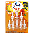 Glade Plugins Air Freshener Scented Oil Warmer Refills, Hawaiian Breeze Scent, Pack Of 8 Refills