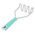 Martha Stewart Everyday Drexler Stainless Steel Masher, 10”, Teal 1 thumbnail image