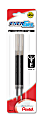 Pentel EnerGel Pen Refills, Fine Point, 0.5mm, Black Ink, Pack Of 2 1 thumbnail image