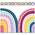 Teacher Created Resources Decorative Accents, Die-Cut, 2-3/4" x 35", Oh Happy Day Rainbows Trim, Pack Of 12 Accents 1 thumbnail image