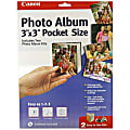 Canon Print-Your-Own Photo Album Kits, 3" x 3", Pack Of 2 1 thumbnail image