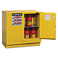 Justrite Yellow Undercounter Cabinets, Self Closing Cabinet, 22 Gallon 1 thumbnail image